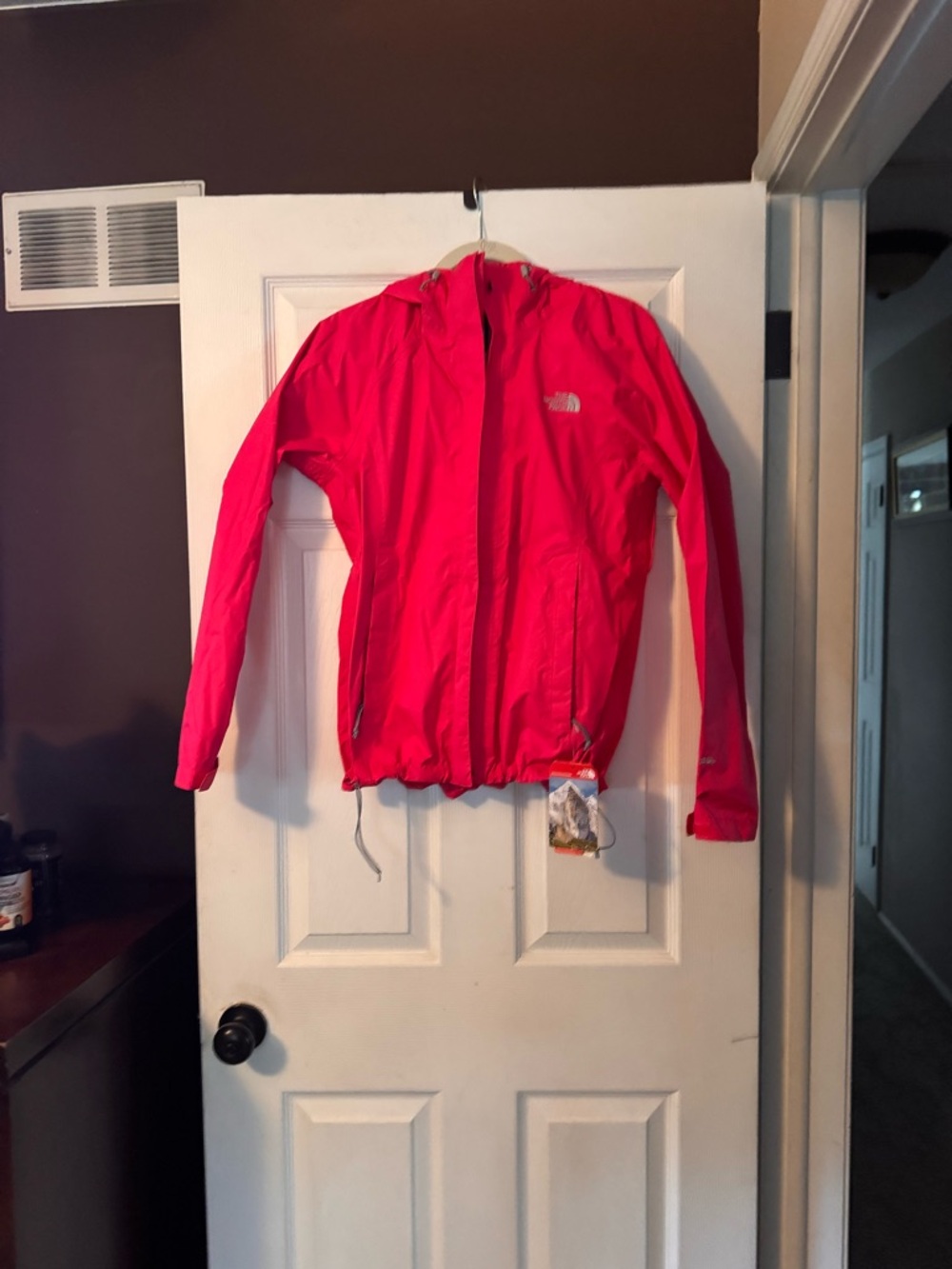 The North Face Hot Pink Hooded Windbreaker Jacket